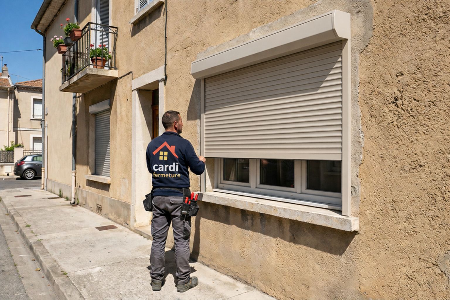 Intervention sur volet roulant existant